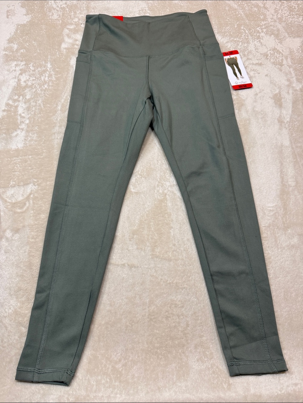 Danskin Olive Green High-Waist Leggings